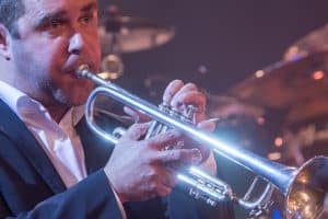 Reinhard Greiner an der Trompete!